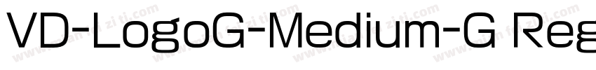 VD-LogoG-Medium-G Regular字体转换